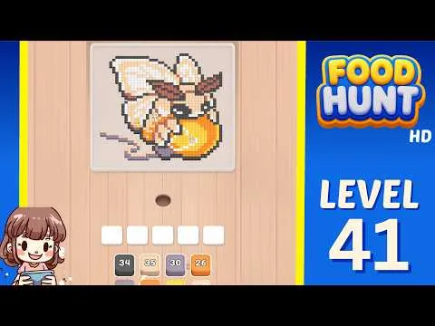 Food Hunt: Pixel Puzzle Level 41 walkthrough preview