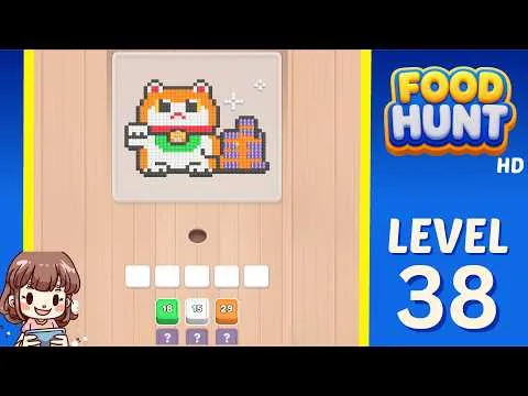 Food Hunt: Pixel Puzzle Level 38 walkthrough preview