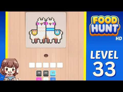 Food Hunt: Pixel Puzzle Level 33 walkthrough preview
