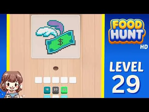 Food Hunt: Pixel Puzzle Level 29 walkthrough preview