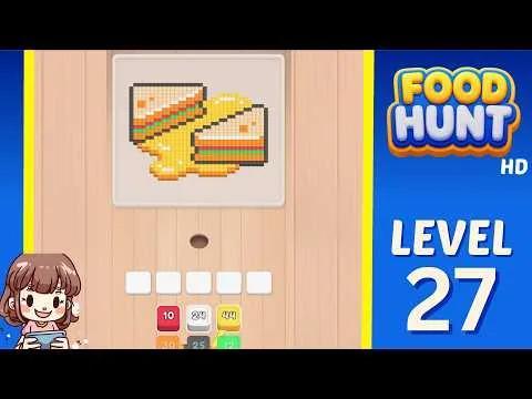 Food Hunt: Pixel Puzzle Level 27 walkthrough preview
