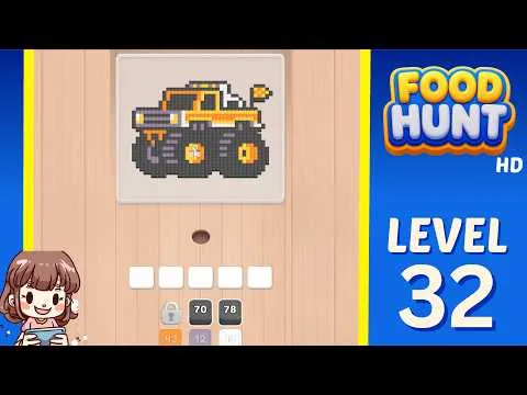 Food Hunt: Pixel Puzzle Level 32 walkthrough preview