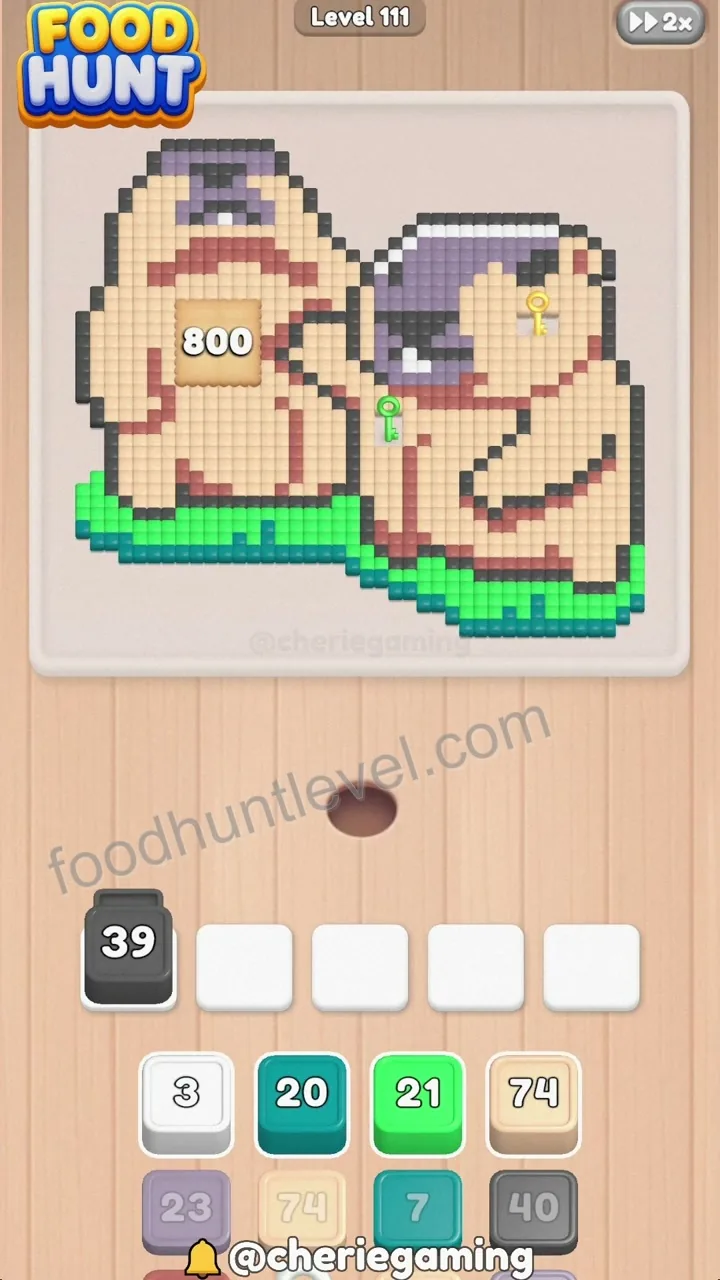 Food Hunt Level 111 step 2
