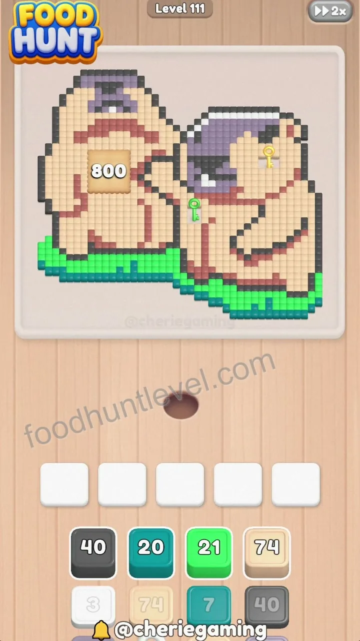 Food Hunt Level 111 step 1