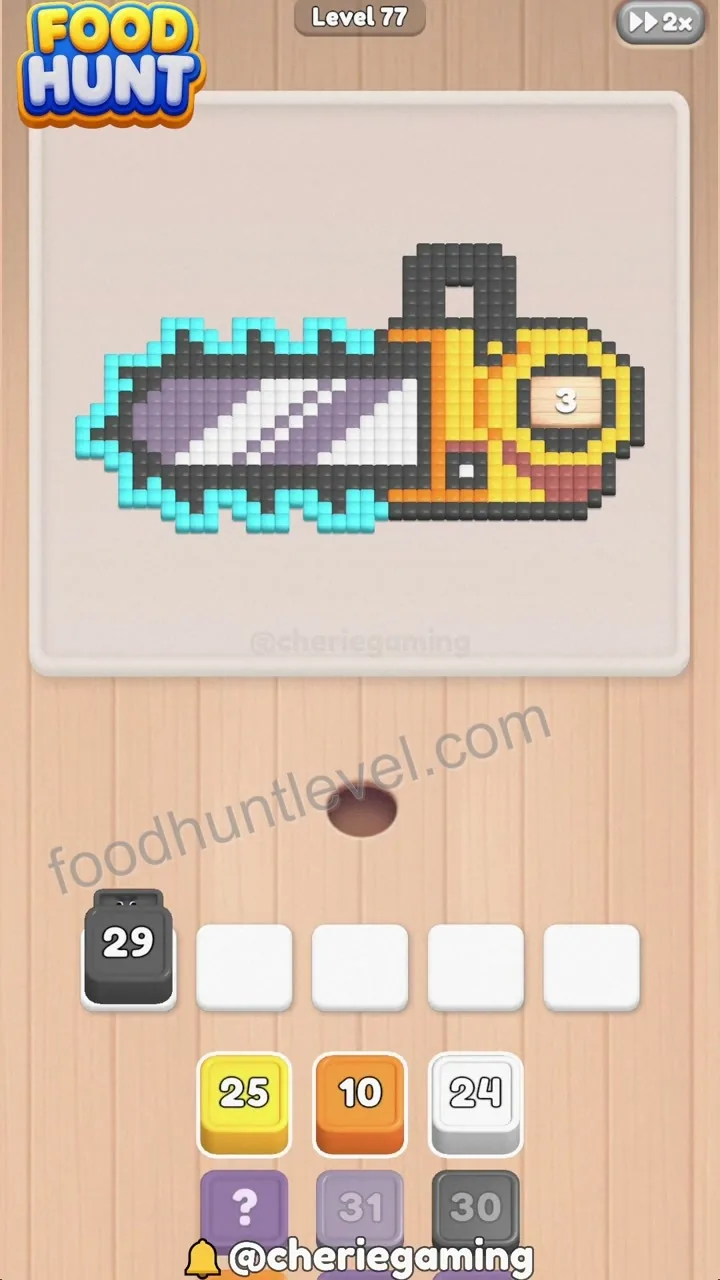 Food Hunt Level 77 step 2